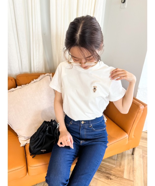 ジュマワッペンTシャツ（Tシャツ/カットソー）｜jumelle