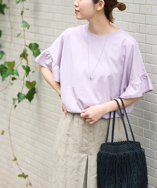 mei❤️新品 ジャーナルスタンダード ギャザースリーブポンチョＴシャツ JOURNAL STANDARD（ジャーナルスタンダード）の「ギャザー