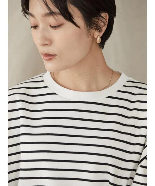 AMERICAN HOLIC（アメリカンホリック）の「Daily裾ラウンドカットチュニック②（Tシャツ/カットソー・レディース・ブラック系その他4/その他7・M/L）」の7枚目の写真