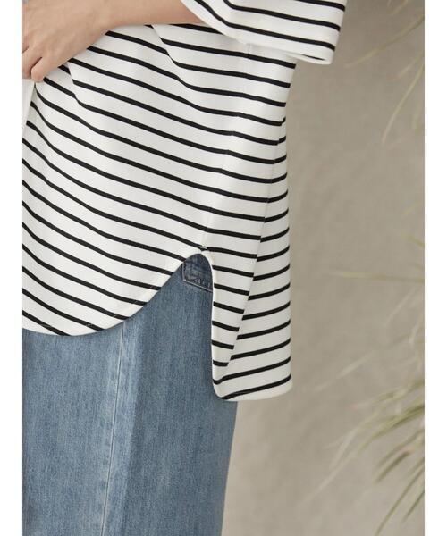 AMERICAN HOLIC（アメリカンホリック）の「Daily裾ラウンドカットチュニック②（Tシャツ/カットソー・レディース・ブラック系その他4/その他7・M/L）」の9枚目の写真