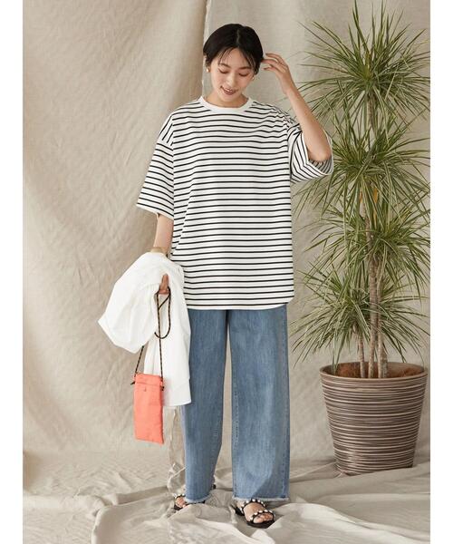 AMERICAN HOLIC（アメリカンホリック）の「Daily裾ラウンドカットチュニック②（Tシャツ/カットソー・レディース・ブラック系その他4/その他7・M/L）」の11枚目の写真