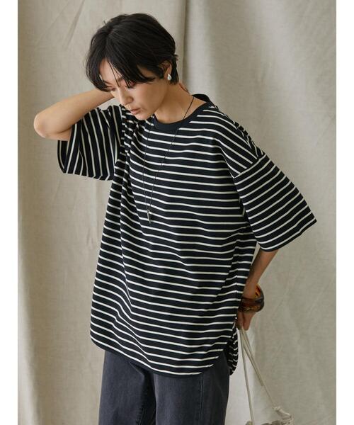 AMERICAN HOLIC（アメリカンホリック）の「Daily裾ラウンドカットチュニック②（Tシャツ/カットソー・レディース・ブラック系その他4/その他7・M/L）」の13枚目の写真