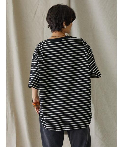 AMERICAN HOLIC（アメリカンホリック）の「Daily裾ラウンドカットチュニック②（Tシャツ/カットソー・レディース・ブラック系その他4/その他7・M/L）」の16枚目の写真