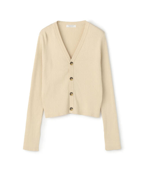 TOMORROWLAND （トゥモローランド）の「コットンリブ Vネックショートカーディガン（カーディガン/ボレロ・レディース・ライトブルー/ネイビー/イエロー/ライトベージュ/ブルー系その他4・S）」の16枚目の写真