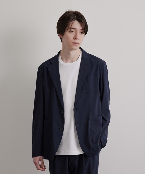 JUNRED(ジュンレッド)の「レーヨンナイロンストレッチ2Bジャケット(テーラードジャケット・メンズ・ブラック/ネイビー/グレー・LL/M/L)」の3枚目の写真