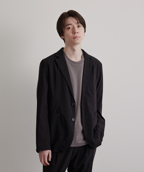JUNRED(ジュンレッド)の「レーヨンナイロンストレッチ2Bジャケット(テーラードジャケット・メンズ・ブラック/ネイビー/グレー・LL/M/L)」の1枚目の写真