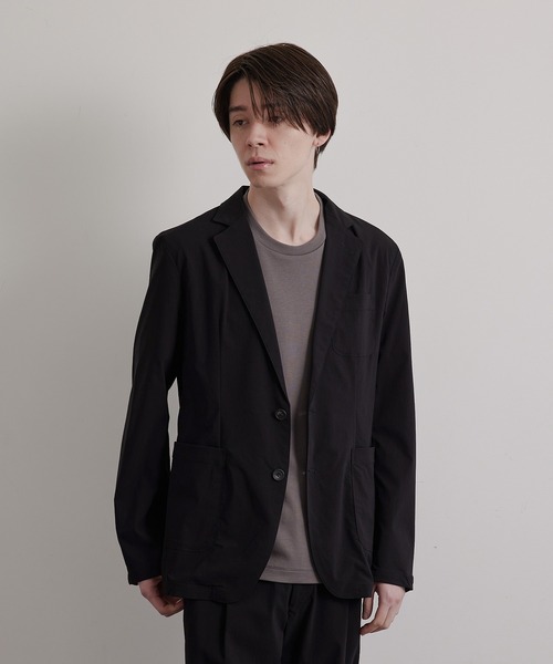 JUNRED(ジュンレッド)の「レーヨンナイロンストレッチ2Bジャケット(テーラードジャケット・メンズ・ブラック/ネイビー/グレー・LL/M/L)」の4枚目の写真