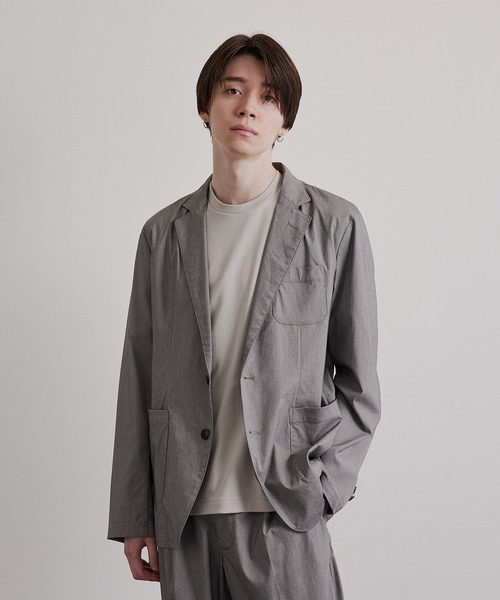 JUNRED(ジュンレッド)の「レーヨンナイロンストレッチ2Bジャケット(テーラードジャケット・メンズ・ブラック/ネイビー/グレー・LL/M/L)」の12枚目の写真