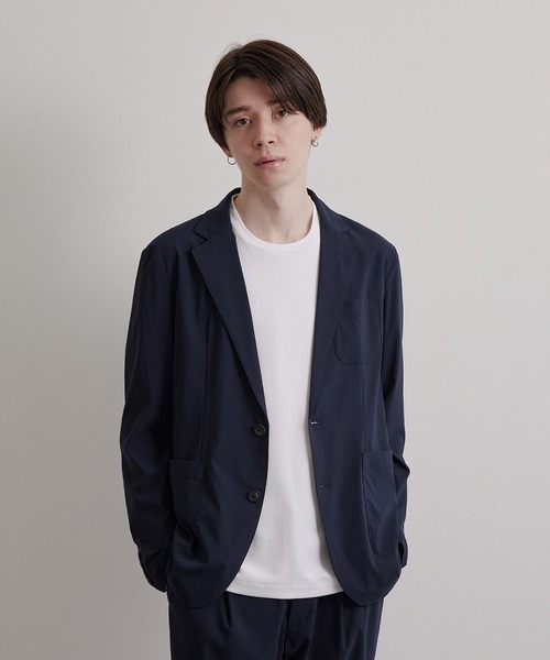 JUNRED(ジュンレッド)の「レーヨンナイロンストレッチ2Bジャケット(テーラードジャケット・メンズ・ブラック/ネイビー/グレー・LL/M/L)」の18枚目の写真