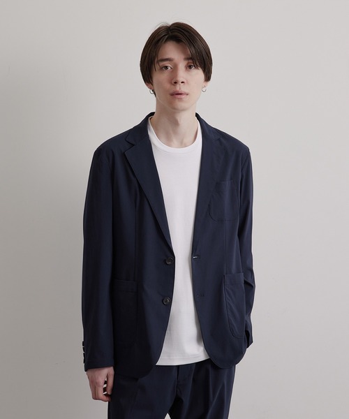 JUNRED(ジュンレッド)の「レーヨンナイロンストレッチ2Bジャケット(テーラードジャケット・メンズ・ブラック/ネイビー/グレー・LL/M/L)」の7枚目の写真