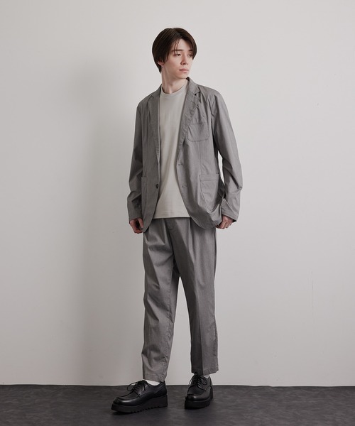 JUNRED(ジュンレッド)の「レーヨンナイロンストレッチ2Bジャケット(テーラードジャケット・メンズ・ブラック/ネイビー/グレー・LL/M/L)」の5枚目の写真
