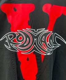 Vlone Rodman Logo Hoodie White ヴィーローンロッドマンコラボ DENNIS RODMAN VLONE LOGO HOODIE-WHITE