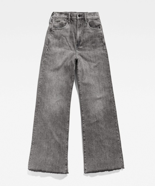 G-STAR(ジースター)の「【オンライン限定】DECK ULTRA HIGH WIDE LEG JEANS/フレアデニム(デニムパンツ・レディース・グレー・25/30/26/30/27/30)」の5枚目の写真
