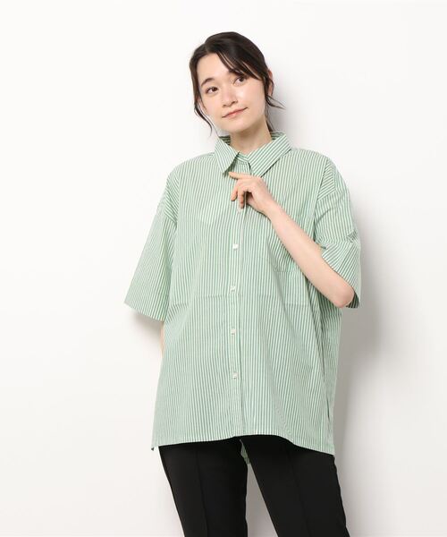 トップス Yu LOWRYS FARM（ローリーズファーム）の「ストライプオーバー