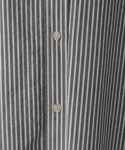 ストライプオーバーシャツ LOWRYS FARM（ローリーズファーム）の「ストライプオーバーシャツ