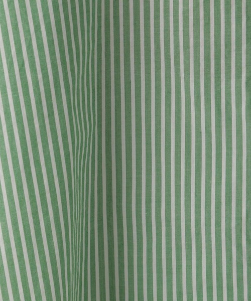 LOWRYS FARM（ローリーズファーム）の「ストライプオーバーシャツ　287897（シャツ/ブラウス・レディース・ブラック/オレンジ/ブルー/グリーン/ブルー系その他/イエロー/グレー・FREE）」の15枚目の写真