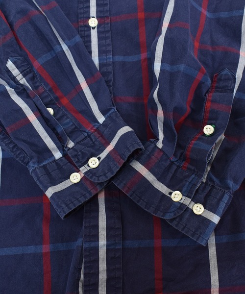 TOMMY HILFIGER(トミーヒルフィガー)の「【ヴィンテージ古着】TOMMY HILFIGER / トミーヒルフィガー チェック ボタンダウンシャツ(シャツ/ブラウス・メンズ・ネイビー・X-LARGE)」の5枚目の写真