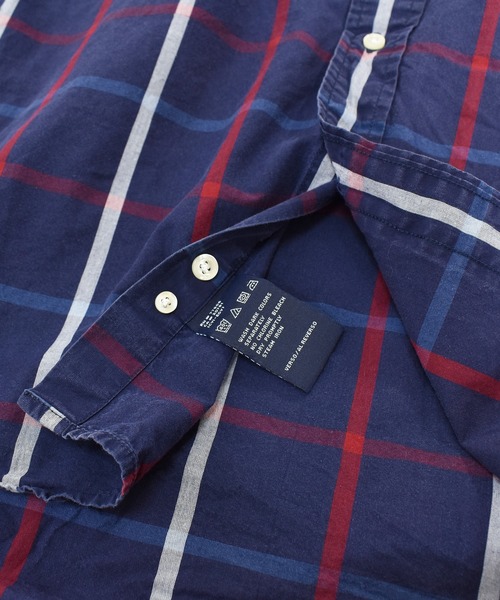 TOMMY HILFIGER(トミーヒルフィガー)の「【ヴィンテージ古着】TOMMY HILFIGER / トミーヒルフィガー チェック ボタンダウンシャツ(シャツ/ブラウス・メンズ・ネイビー・X-LARGE)」の6枚目の写真