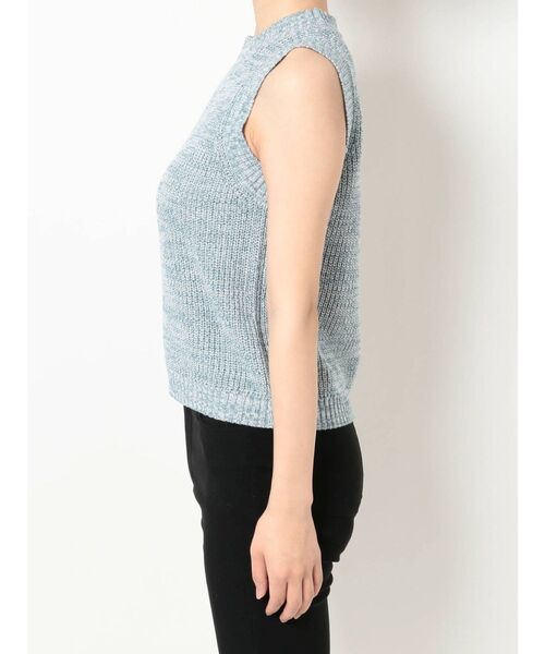 RESEXXY（リゼクシー）の「メランジタートルニットタンク（ニット/セーター・レディース・アイボリー/ブラック/ブルー/ブラウン・FREE）」の17枚目の写真