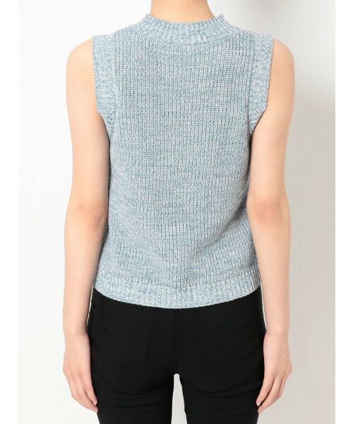 RESEXXY（リゼクシー）の「メランジタートルニットタンク（ニット/セーター・レディース・アイボリー/ブラック/ブルー/ブラウン・FREE）」の20枚目の写真