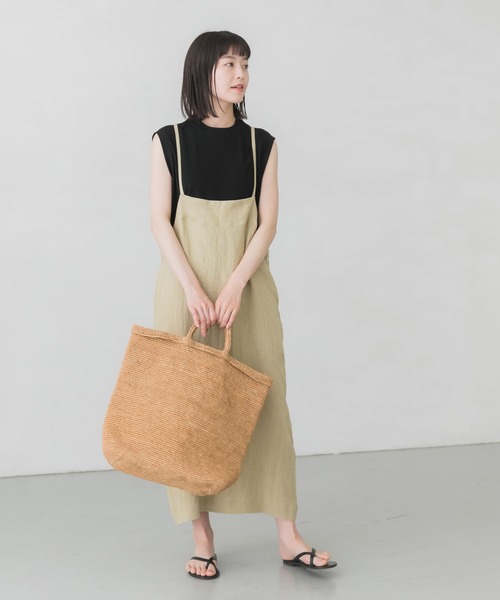 かぐれ　リネン　キャミワンピース かぐれ（カグレ）の「リネンキャミワンピース（ワンピース