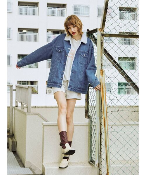 jouetie(ジュエティ)の「スクエアトゥウエスタンブーツ(ブーツ・レディース・ブラック/アイボリー・M/L)」の11枚目の写真