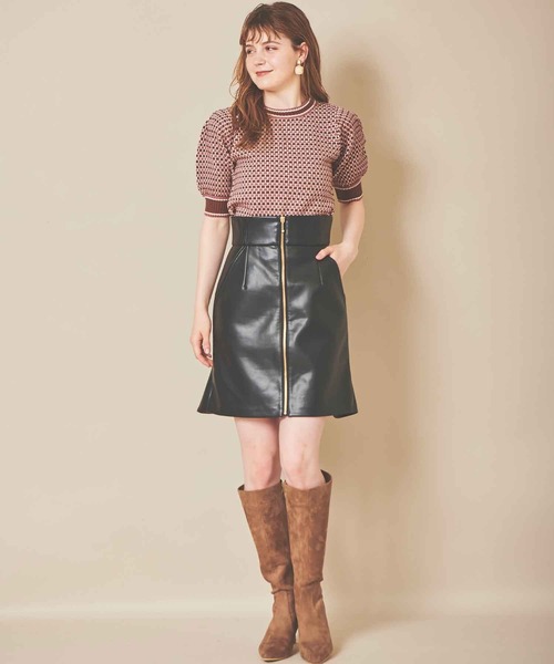 31 Sons de mode（トランテアン　ソン　ドゥ　モード）の「スウェードロングブーツ（ブーツ・レディース・ブラウン/ブラック/ベージュ・S/L/M）」の11枚目の写真