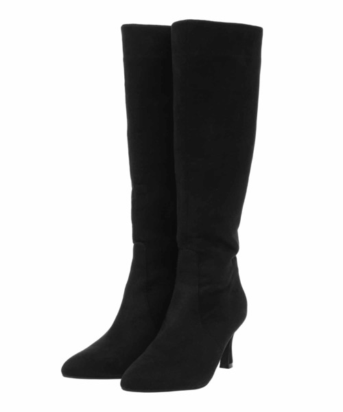 31 Sons de mode（トランテアン　ソン　ドゥ　モード）の「スウェードロングブーツ（ブーツ・レディース・ブラウン/ブラック/ベージュ・S/L/M）」の12枚目の写真