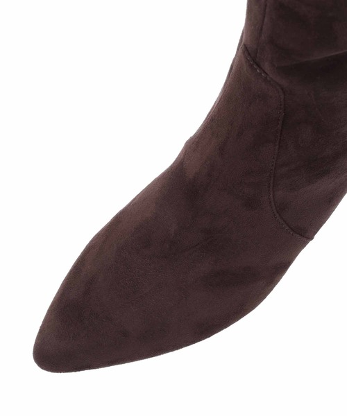 31 Sons de mode（トランテアン　ソン　ドゥ　モード）の「スウェードロングブーツ（ブーツ・レディース・ブラウン/ブラック/ベージュ・S/L/M）」の14枚目の写真