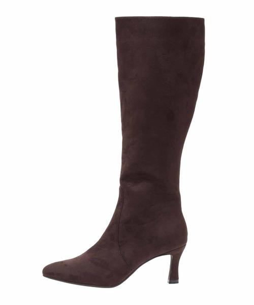 31 Sons de mode（トランテアン　ソン　ドゥ　モード）の「スウェードロングブーツ（ブーツ・レディース・ブラウン/ブラック/ベージュ・S/L/M）」の16枚目の写真