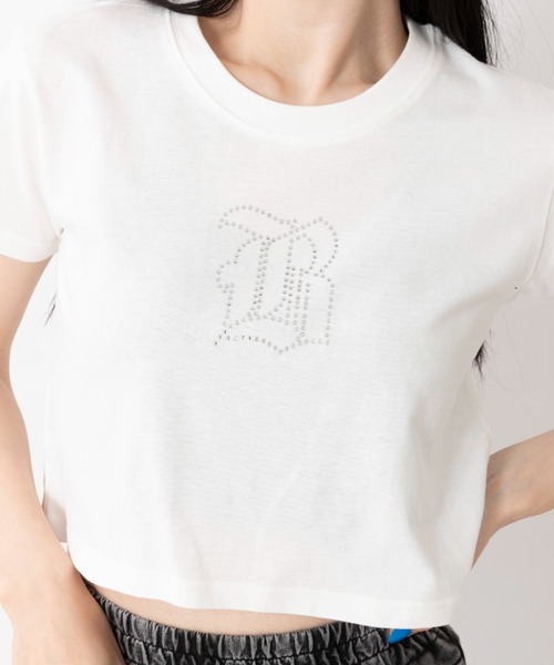 未使用 ネオグランジ ラインストーンギミック タイト短丈Tシャツ 1965588849.jpg?1688824724