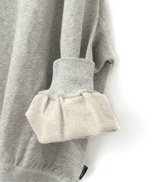 MAKE YOUR DAY(メイクユアデイ)の「ワッペン付きファミリー裏毛トレーナー■80~140cm(スウェット・キッズ・グリーン/ライトグレー・110/140/100/90/120/80/130)」の9枚目の写真