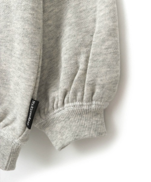 MAKE YOUR DAY(メイクユアデイ)の「ワッペン付きファミリー裏毛トレーナー■80~140cm(スウェット・キッズ・グリーン/ライトグレー・110/140/100/90/120/80/130)」の10枚目の写真