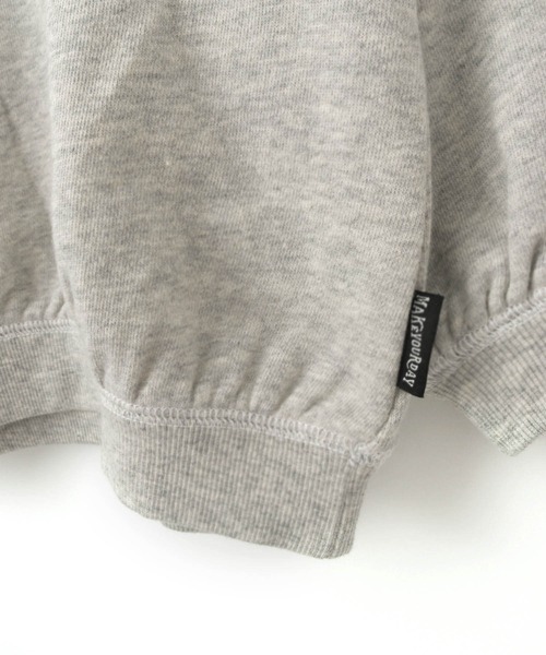 MAKE YOUR DAY(メイクユアデイ)の「ワッペン付きファミリー裏毛トレーナー■80~140cm(スウェット・キッズ・グリーン/ライトグレー・110/140/100/90/120/80/130)」の11枚目の写真