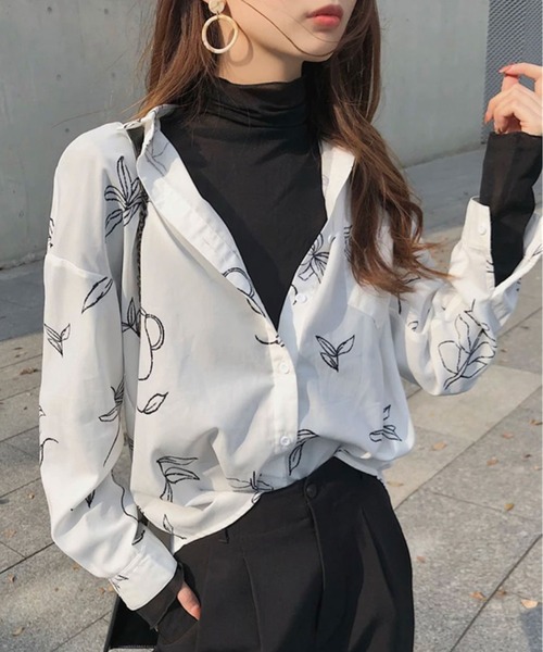 ammy.(エイミードット)の「【 ammy. / エイミードット 】 メロウ ハイネック シアー カットソー(Tシャツ/カットソー・レディース・グレー/ブラック/ホワイト/アイボリー・FREE)」の6枚目の写真
