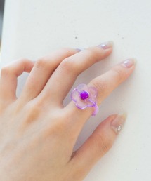 WEGO | WEGO/クリアフラワービーズリング(リング)