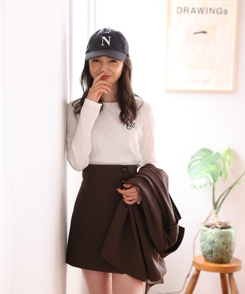 one after another NICE CLAUP（ワンアフターアナザーナイスクラップ）の「セットアップあり　マルチWAYテーラードジャケット（テーラードジャケット・レディース・ブラウン/グレー系その他/ブラウン系その他・FREE）」の8枚目の写真