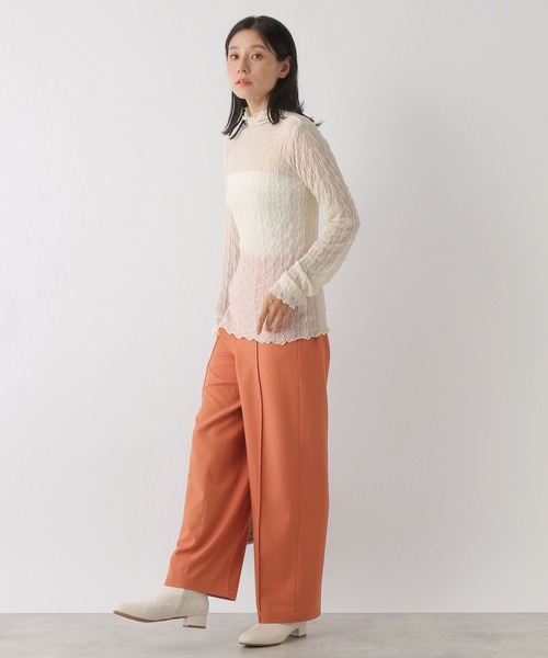 LEPSIM（レプシィム）の「ジガラシアータートル　352453（Tシャツ/カットソー・レディース・ブラック/オフホワイト/グリーン・FREE）」の17枚目の写真