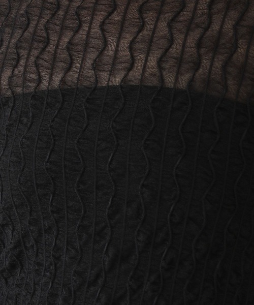 LEPSIM（レプシィム）の「ジガラシアータートル　352453（Tシャツ/カットソー・レディース・ブラック/オフホワイト/グリーン・FREE）」の14枚目の写真