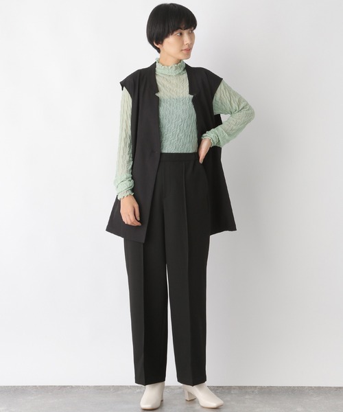 LEPSIM（レプシィム）の「ジガラシアータートル　352453（Tシャツ/カットソー・レディース・ブラック/オフホワイト/グリーン・FREE）」の19枚目の写真