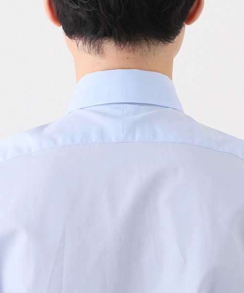 EDIFICE（エディフィス）の「セミワイド アメリカンコットン ポプリンシャツ（シャツ/ブラウス・メンズ・ホワイト/ブルー・41/37/40/38/39）」の9枚目の写真