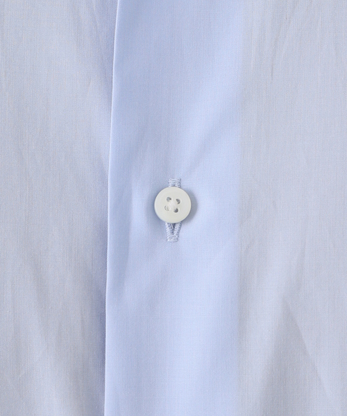 EDIFICE（エディフィス）の「セミワイド アメリカンコットン ポプリンシャツ（シャツ/ブラウス・メンズ・ホワイト/ブルー・41/37/40/38/39）」の12枚目の写真