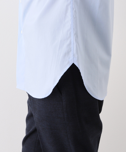 EDIFICE（エディフィス）の「セミワイド アメリカンコットン ポプリンシャツ（シャツ/ブラウス・メンズ・ホワイト/ブルー・41/37/40/38/39）」の13枚目の写真