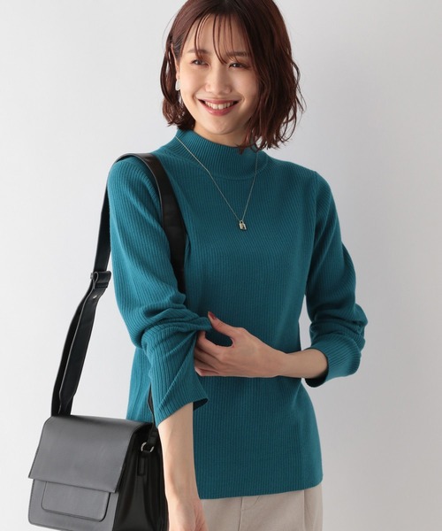 GLOBAL WORK(グローバルワーク)の「メルティハイネックリブプルオーバー/269071(ニット/セーター・レディース・ライトグレー/ブラック/ベージュ/グレー/オリーブ/オレンジ/ブルー/アイボリー/マスタード/ローズ/ブルーグリーン・MEDIUM/LARGE)」の8枚目の写真