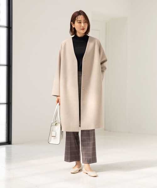 GLOBAL WORK(グローバルワーク)の「メルティハイネックリブプルオーバー/269071(ニット/セーター・レディース・ライトグレー/ブラック/ベージュ/グレー/オリーブ/オレンジ/ブルー/アイボリー/マスタード/ローズ/ブルーグリーン・MEDIUM/LARGE)」の12枚目の写真