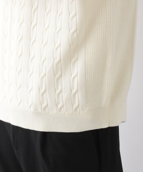 GLOBAL WORK(グローバルワーク)の「トリプルイージーニットベスト/295165(ベスト・メンズ・ホワイト/ネイビー・MEDIUM/LARGE)」の11枚目の写真
