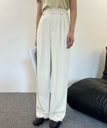 ※※【５色展開 ／４サイズ 】２タックセンタープレスロングスラックス
