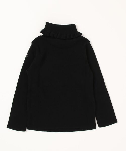 BeBe(ベベ)の「BeBe/日本製テレコリブニット(90~150cm)(ニット/セーター・キッズ・オフホワイト/ピンク/ブラック・100/130/150/110/140/120/90)」の21枚目の写真