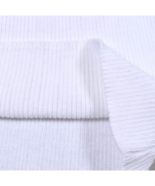 BeBe(ベベ)の「BeBe/日本製テレコリブニット(90~150cm)(ニット/セーター・キッズ・オフホワイト/ピンク/ブラック・100/130/150/110/140/120/90)」の8枚目の写真