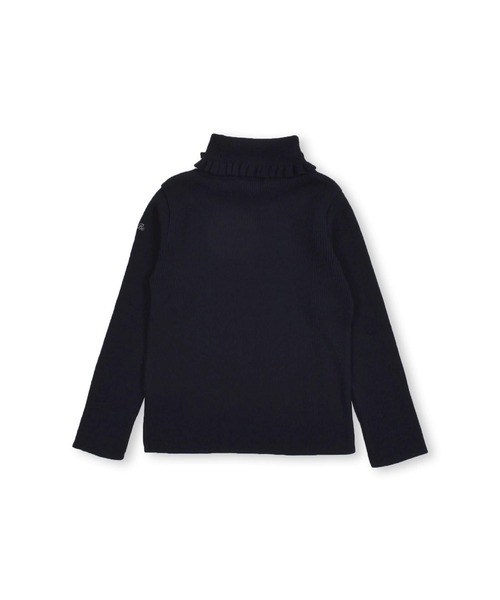BeBe(ベベ)の「BeBe/日本製テレコリブニット(90~150cm)(ニット/セーター・キッズ・オフホワイト/ピンク/ブラック・100/130/150/110/140/120/90)」の10枚目の写真